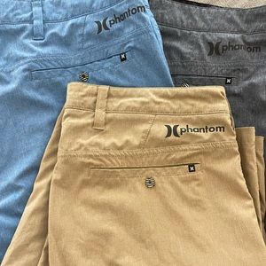 (3) Pair Hurley Phantom Men’s shorts size 34